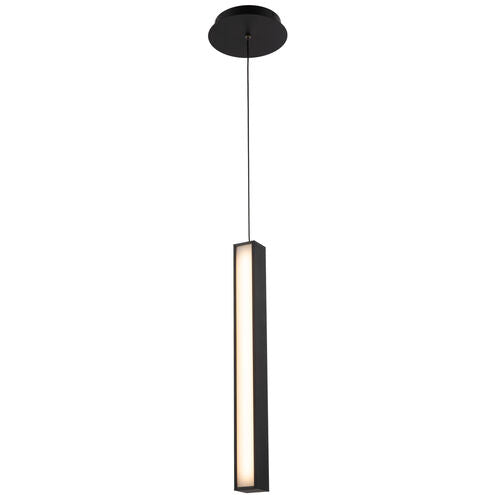 Chaos LED 7 inch Black Pendant Ceiling Light in 1, 20in Pendant Modern Forms