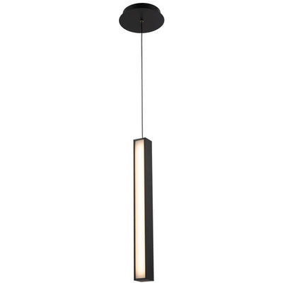 Chaos LED 7 inch Black Pendant Ceiling Light in 1, 20in Pendant Modern Forms