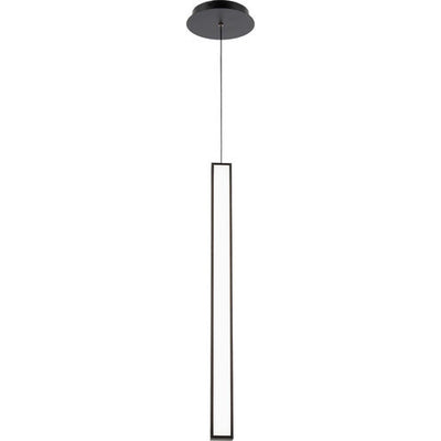 Chaos LED 7 inch Black Pendant Ceiling Light in 1, 26in Pendant Modern Forms