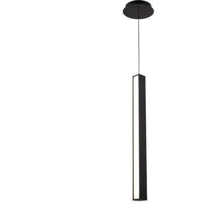 Chaos LED 7 inch Black Pendant Ceiling Light in 1, 26in Pendant Modern Forms