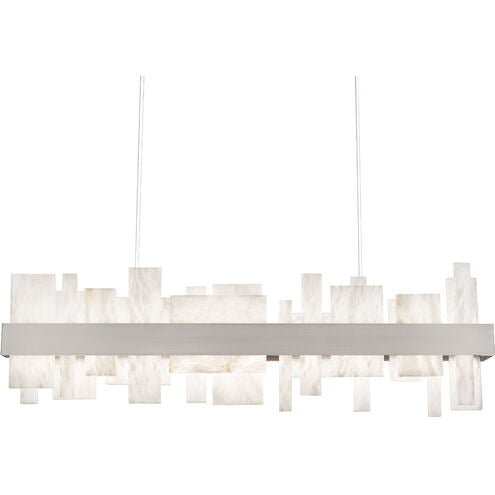 Acropolis LED Linear Chandelier 11 inch Brushed Nickel Linear Modern Forms