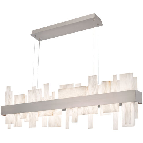 Acropolis LED Linear Chandelier 11 inch Brushed Nickel Linear Modern Forms