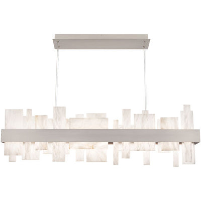 Acropolis LED Linear Chandelier 11 inch Brushed Nickel Linear Modern Forms