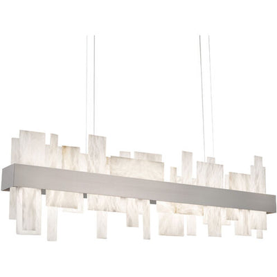 Acropolis LED Linear Chandelier 11 inch Brushed Nickel Linear Modern Forms