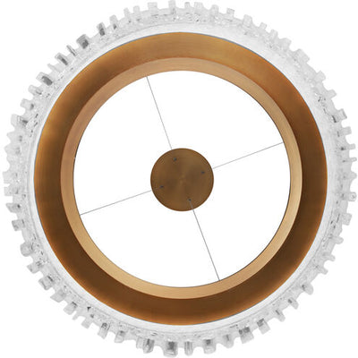 Rhiannon LED 11 inch Aged Brass Chandelier Ceiling Light Chandelier Modern Forms