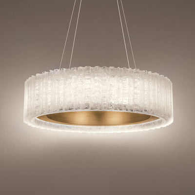 Rhiannon LED 11 inch Aged Brass Chandelier Ceiling Light Chandelier Modern Forms