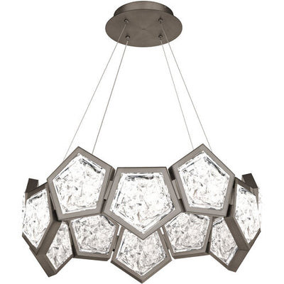 Starlight Starbright LED 11 inch Antique Nickel Chandelier Ceiling Light Chandelier Modern Forms