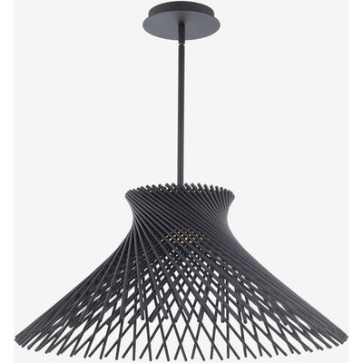 Zenya Pendant Ceiling Light 1 Light 23 inch Black Pendant Modern Forms
