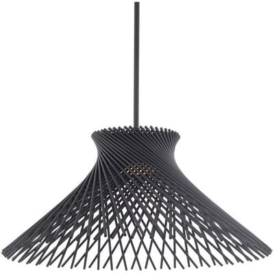 Zenya Pendant Ceiling Light 1 Light 23 inch Black Pendant Modern Forms