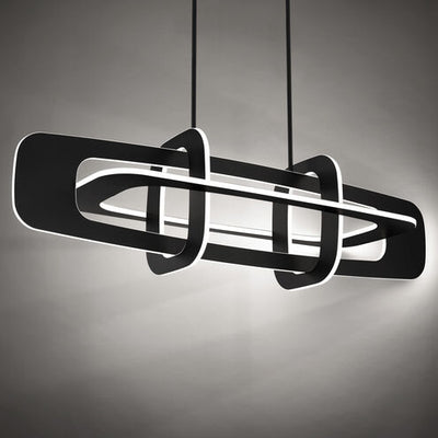 Vesta 8 Light 50.13 inch Black Linear Chandelier Ceiling Light Linear Modern Forms