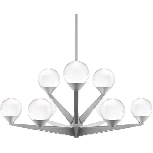 Double Bubble Chandelier Ceiling Light 9 Light 24 inch Black Chandelier Modern Forms