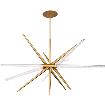 Stormy LED 48 inch Aged Brass Pendant Ceiling Light Pendant Modern Forms