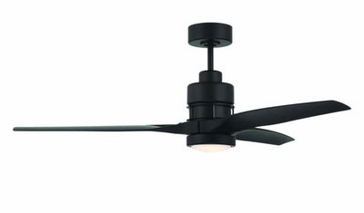 52" Sonnet WiFi in Flat Black  w/ Flat Black Blades Ceiling Fan CRAFTMADE