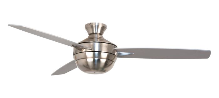 52" Targas in Brushed Polished Nickel w/ Brushed Nickel Blades Ceiling Fan CRAFTMADE