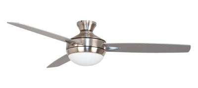 52" Targas in Brushed Polished Nickel w/ Brushed Nickel Blades Ceiling Fan CRAFTMADE