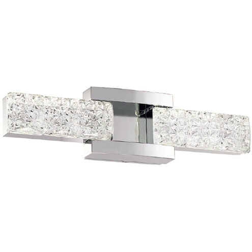 Sofia Bathroom Vanity & Wall Light in 19in LED 19 inch Polished Nickel Bath and Vanity Modern Forms