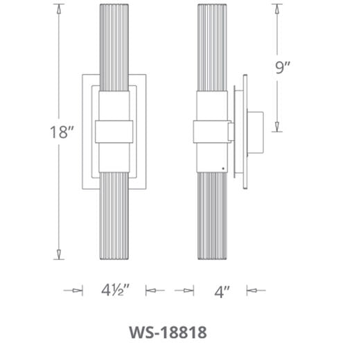 Ceres LED 4 inch Aged Brass ADA Wall Sconce Wall Light Wall Sconce Modern Forms