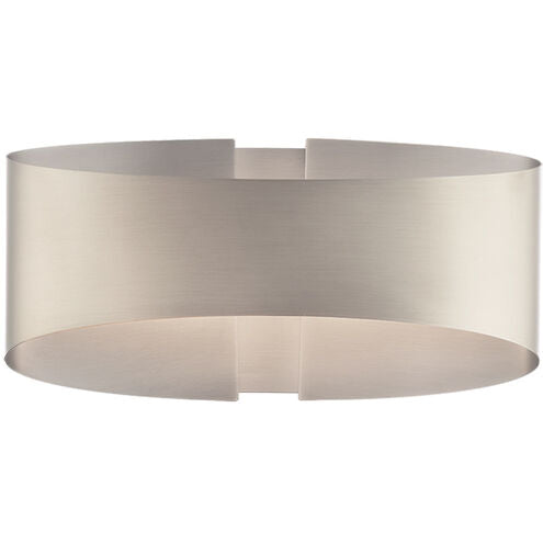 Swerve 1 Light 4 inch Brushed Nickel ADA Wall Sconce Wall Light Wall Sconce Modern Forms