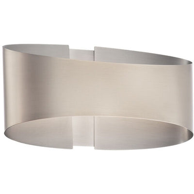 Swerve 1 Light 4 inch Brushed Nickel ADA Wall Sconce Wall Light Wall Sconce Modern Forms