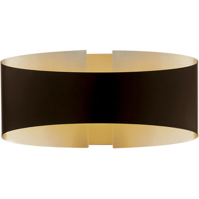 Swerve 1 Light 4 inch Bronze-Brushed Brass ADA Wall Sconce Wall Light Wall Sconce Modern Forms
