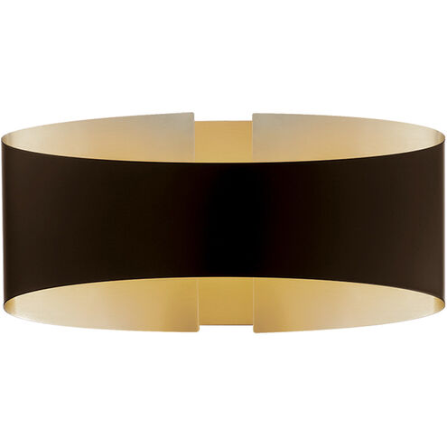 Swerve 1 Light 4 inch Bronze-Brushed Brass ADA Wall Sconce Wall Light Wall Sconce Modern Forms