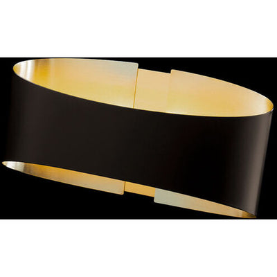Swerve 1 Light 4 inch Bronze-Brushed Brass ADA Wall Sconce Wall Light Wall Sconce Modern Forms