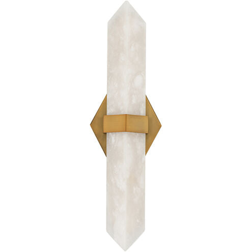 Javelin 1 Light 18 inch Aged Brass Bath Vanity Light Wall Light Bath and Vanity Modern Forms