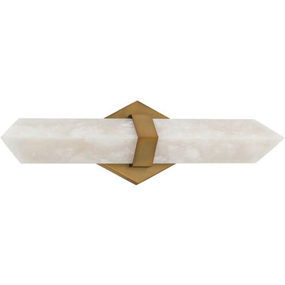 Javelin 1 Light 18 inch Aged Brass Bath Vanity Light Wall Light Bath and Vanity Modern Forms