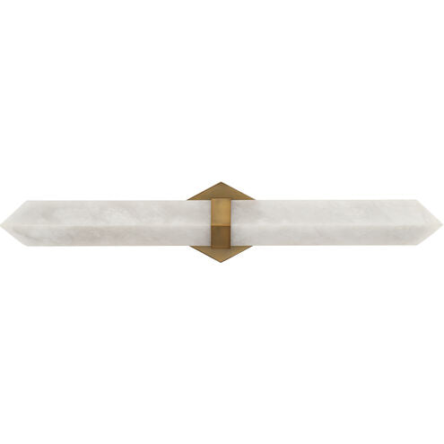 Javelin 1 Light 28 inch Aged Brass Bath Vanity Light Wall Light Bath and Vanity Modern Forms