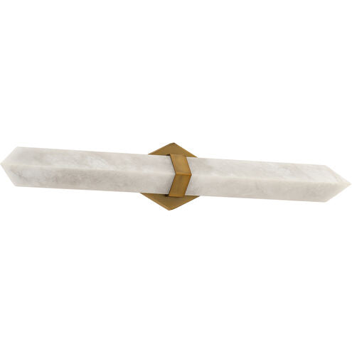 Javelin 1 Light 28 inch Aged Brass Bath Vanity Light Wall Light Bath and Vanity Modern Forms