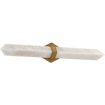 Javelin 1 Light 28 inch Aged Brass Bath Vanity Light Wall Light Bath and Vanity Modern Forms