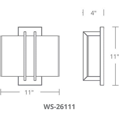Downton LED 4 inch Brushed Nickel ADA Wall Sconce Wall Light in 3000K Wall Sconce Modern Forms