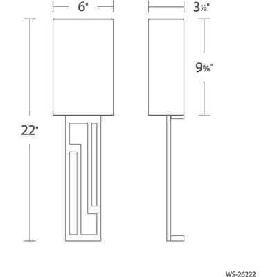 Vander ADA Wall Sconce Wall Light 1 Light 4 inch Brushed Nickel Wall Sconce Modern Forms