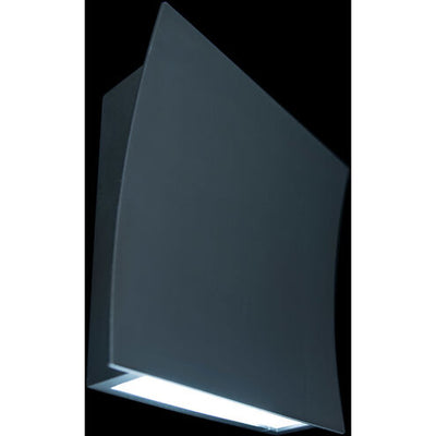 Slide ADA Wall Sconce Wall Light in 3000K LED 4 inch Black Wall Sconce Modern Forms