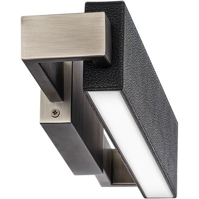 Kinsman LED Pebbled Black Brushed Nickel Bath Vanity & Wall Light 19in Bath and Vanity Modern Forms