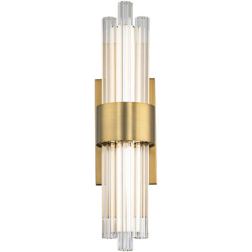 Luzerne LED Aged Brass Bath Vanity & Wall Light 18in Bath and Vanity Modern Forms