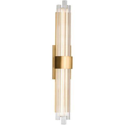 Luzerne LED Aged Brass Bath Vanity & Wall Light 28in Bath and Vanity Modern Forms