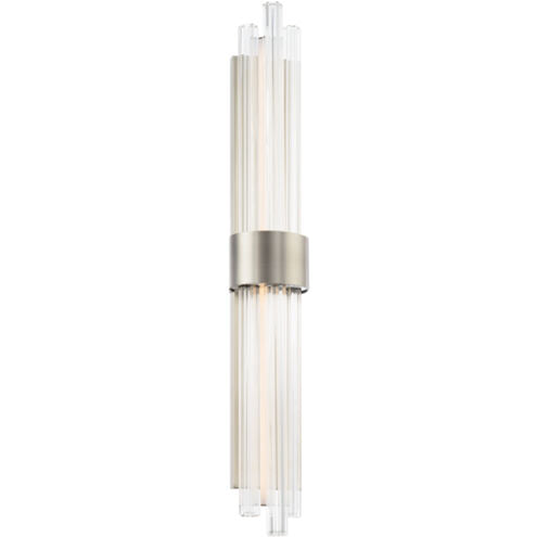 Luzerne 2 Light 4 inch Brushed Nickel Bath Vanity & Wall Light Bath and Vanity Modern Forms