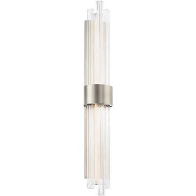 Luzerne 2 Light 4 inch Brushed Nickel Bath Vanity & Wall Light Bath and Vanity Modern Forms