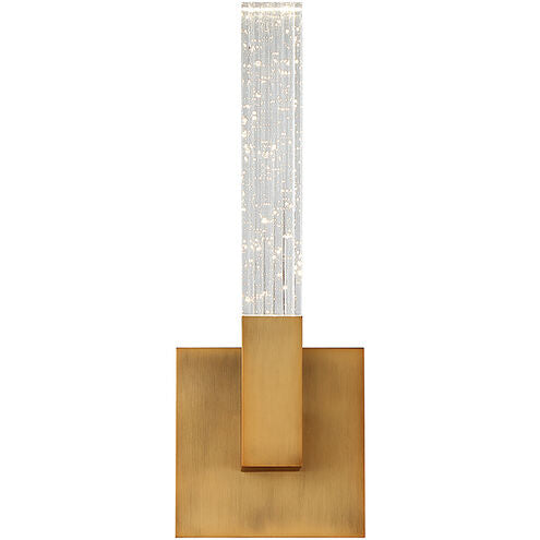 Cinema ADA Wall Sconce Wall Light in 15in LED 4 inch Aged Brass Wall Sconce Modern Forms