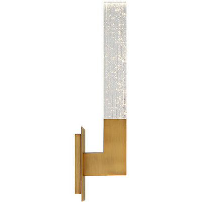 Cinema ADA Wall Sconce Wall Light in 15in LED 4 inch Aged Brass Wall Sconce Modern Forms