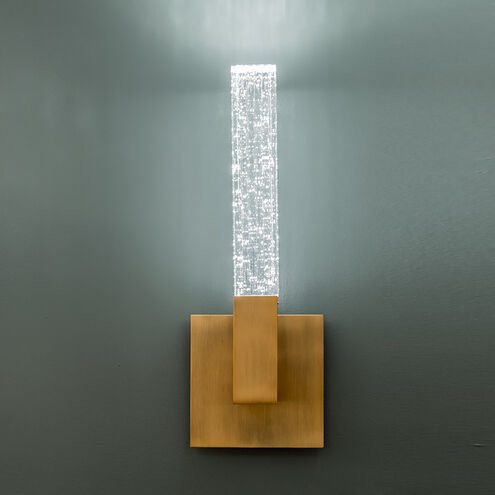 Cinema ADA Wall Sconce Wall Light in 15in LED 4 inch Aged Brass Wall Sconce Modern Forms
