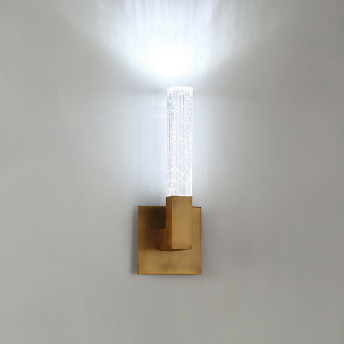 Cinema ADA Wall Sconce Wall Light in 15in LED 4 inch Aged Brass Wall Sconce Modern Forms