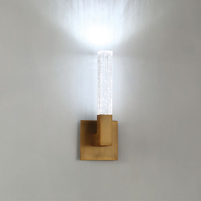 Cinema ADA Wall Sconce Wall Light in 15in LED 4 inch Aged Brass Wall Sconce Modern Forms