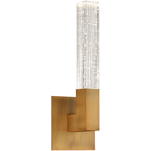 Cinema ADA Wall Sconce Wall Light in 15in LED 4 inch Aged Brass Wall Sconce Modern Forms