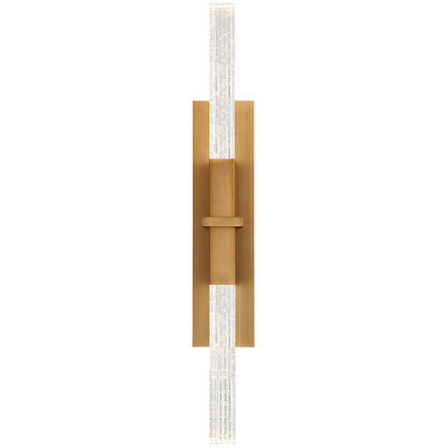 Cinema ADA Wall Sconce Wall Light in 35in LED 4 inch Aged Brass Wall Sconce Modern Forms