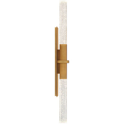 Cinema ADA Wall Sconce Wall Light in 35in LED 4 inch Aged Brass Wall Sconce Modern Forms