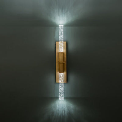 Cinema ADA Wall Sconce Wall Light in 35in LED 4 inch Aged Brass Wall Sconce Modern Forms