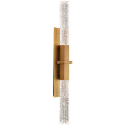 Cinema ADA Wall Sconce Wall Light in 35in LED 4 inch Aged Brass Wall Sconce Modern Forms