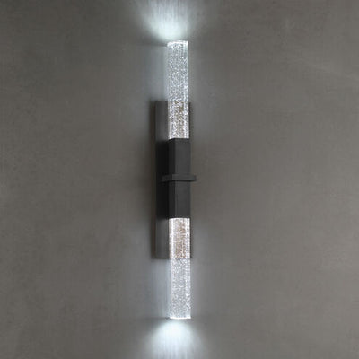 Cinema ADA Wall Sconce Wall Light 2 Light 4 inch Black Wall Sconce Modern Forms